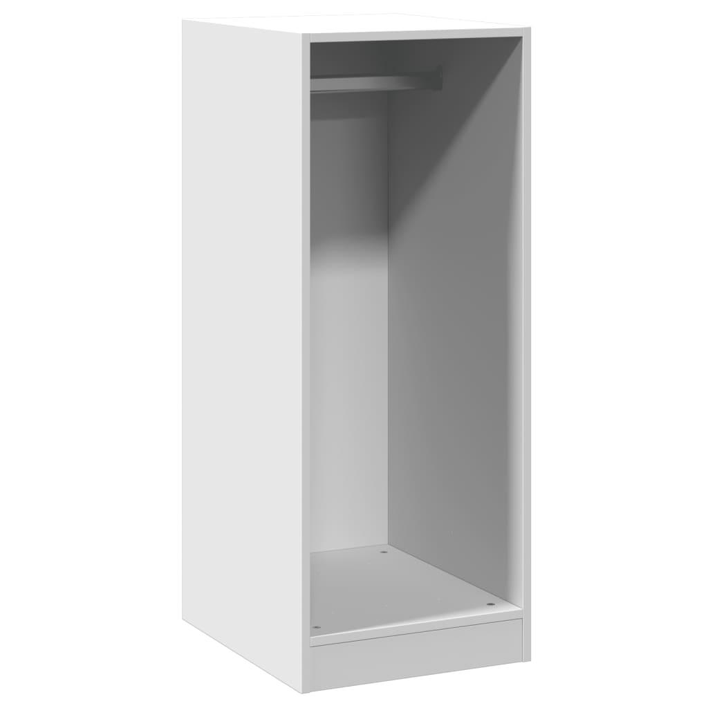 VidaXL garderobe 48x41x102 cm konstrueret træ hvid