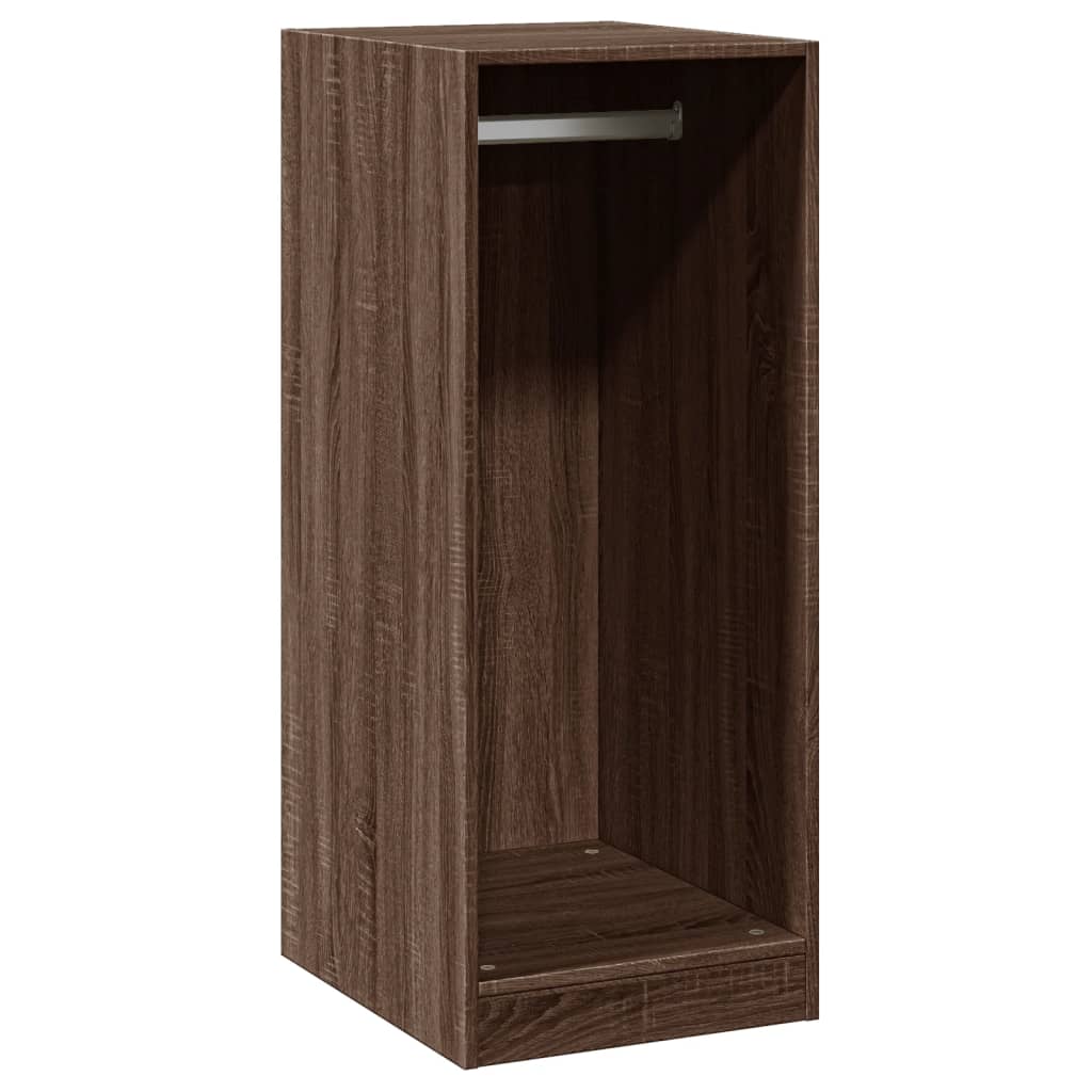 Vidaxx garderobeskab 48x41x102 cm konstrueret træ brun eg