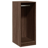 Vidaxx garderobeskab 48x41x102 cm konstrueret træ brun eg