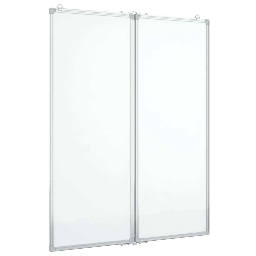 Vidaxx magnetisk folde whiteboard 80x100x1,7 cm aluminium