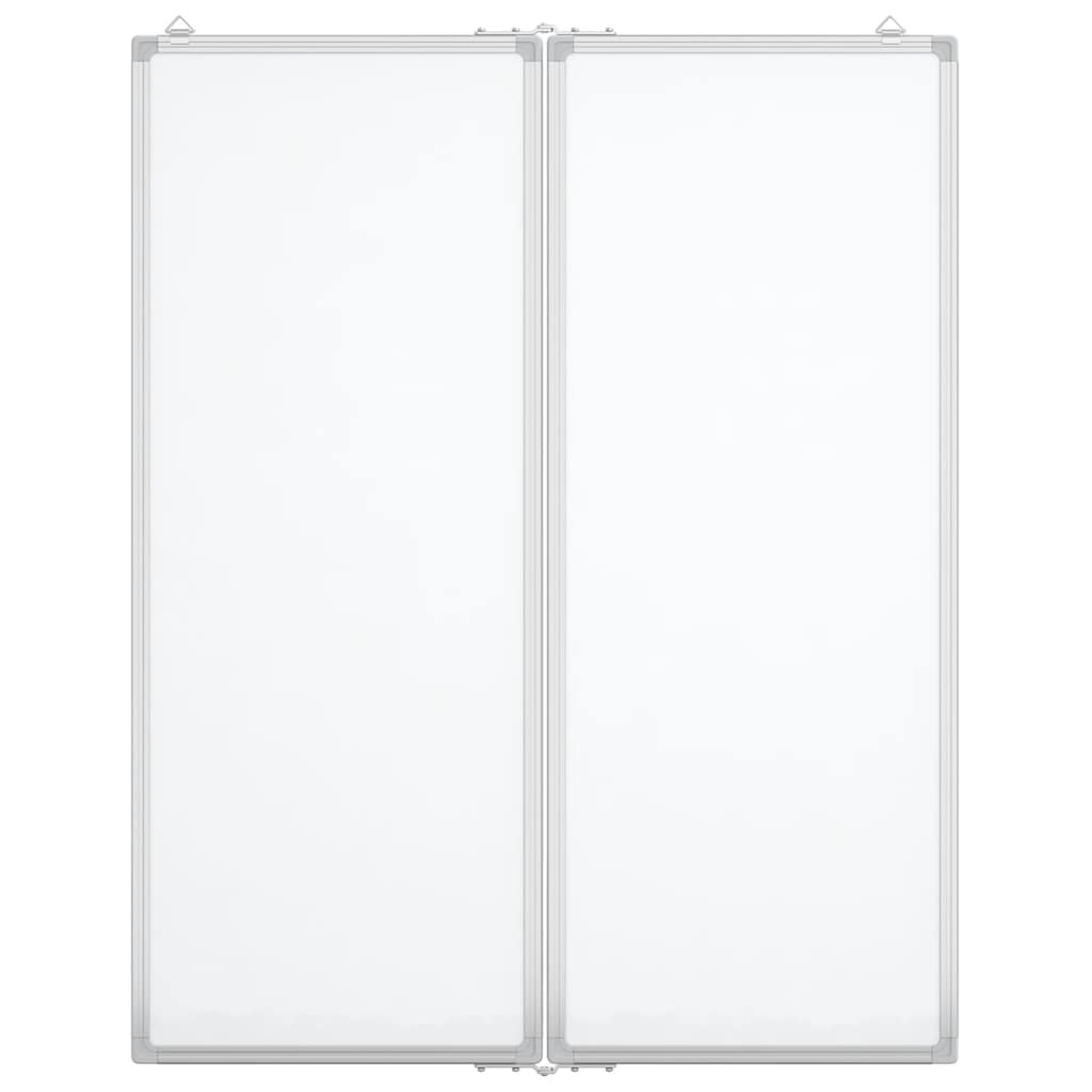 Vidaxx magnetisk folde whiteboard 80x100x1,7 cm aluminium