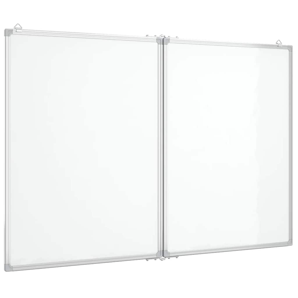 Vidaxx magnetisk folde whiteboard 100x80x1,7 cm aluminium