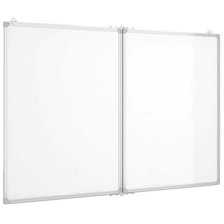Vidaxx magnetisk folde whiteboard 100x80x1,7 cm aluminium