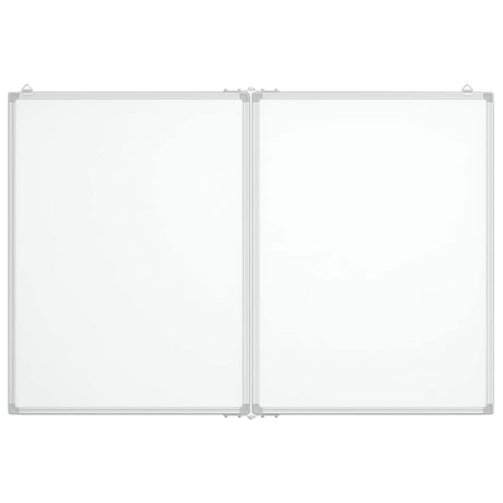 Vidaxx magnetisk folde whiteboard 100x80x1,7 cm aluminium