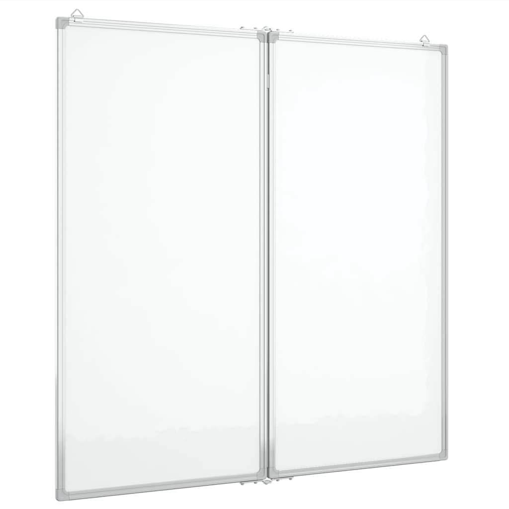 Vidaxx magnetisk folde whiteboard 100x100x1,7 cm aluminium