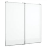 Vidaxx magnetisk folde whiteboard 100x100x1,7 cm aluminium