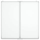 Vidaxx magnetisk folde whiteboard 100x100x1,7 cm aluminium