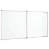 Vidaxx magnetisk folde whiteboard 120x60x1,7 cm aluminium