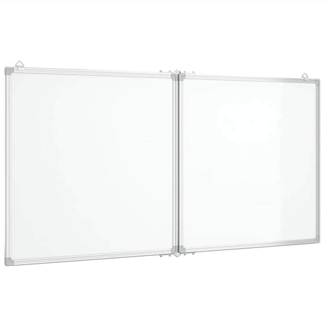 Vidaxx magnetisk folde whiteboard 120x60x1,7 cm aluminium