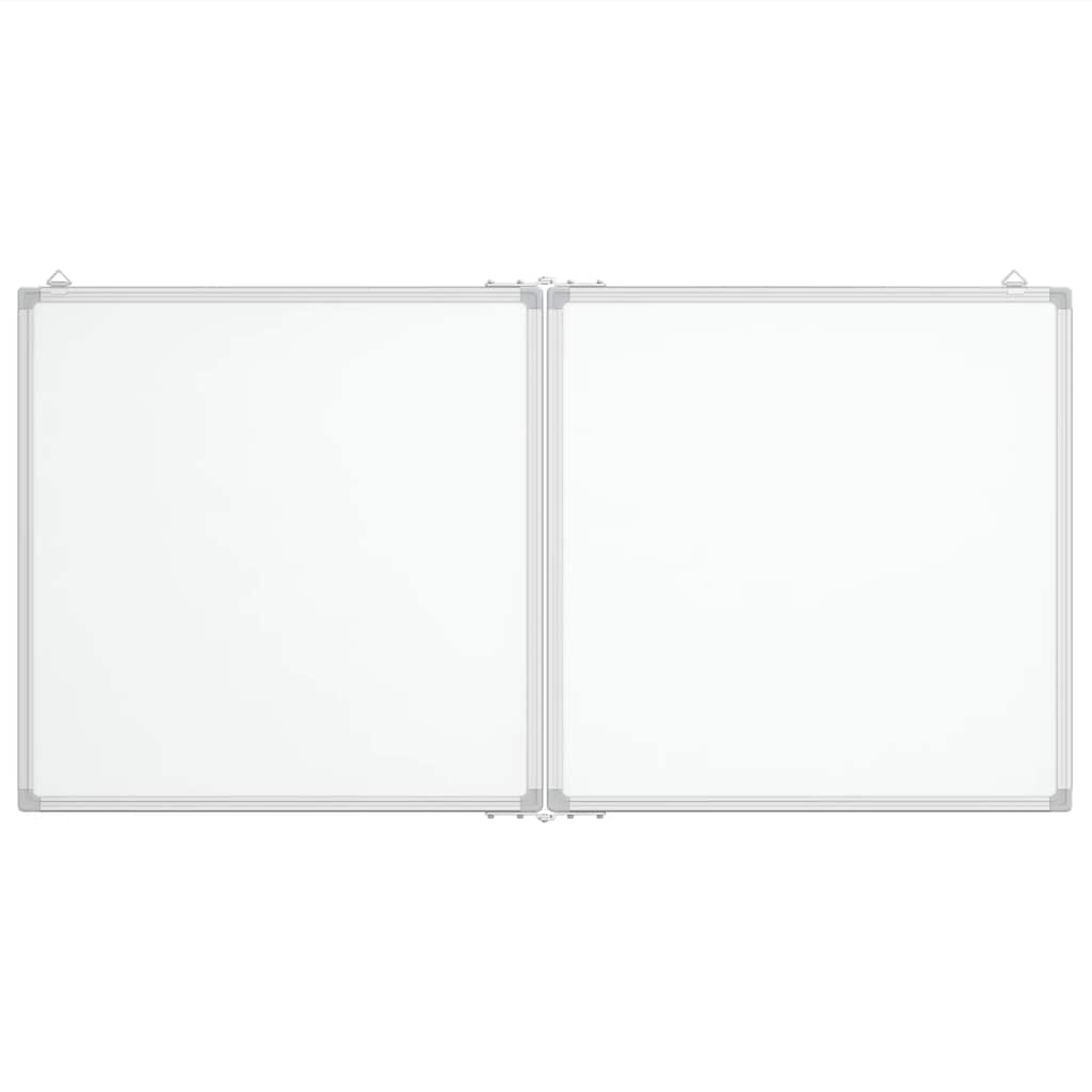 Vidaxx magnetisk folde whiteboard 120x60x1,7 cm aluminium