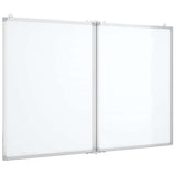 Vidaxx magnetisk folde whiteboard 120x80x1,7 cm aluminium