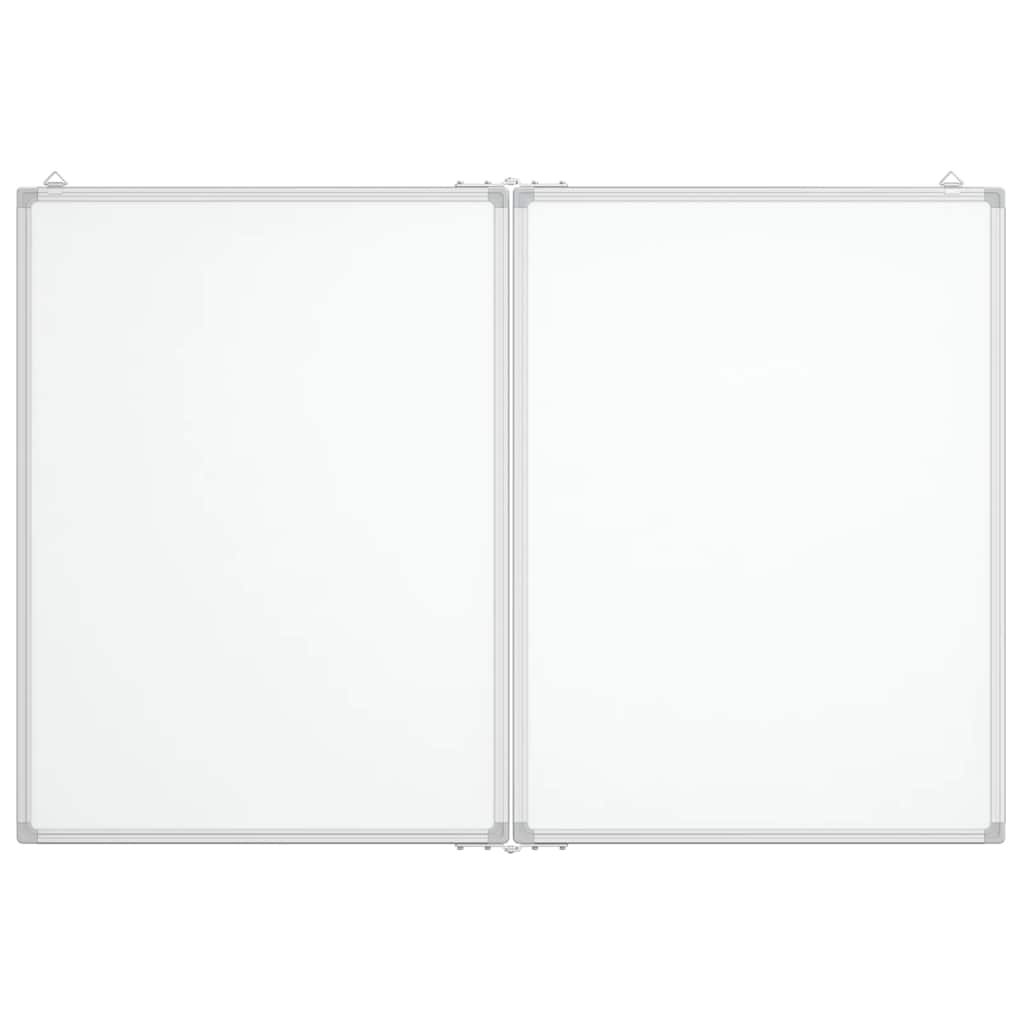Vidaxx magnetisk folde whiteboard 120x80x1,7 cm aluminium