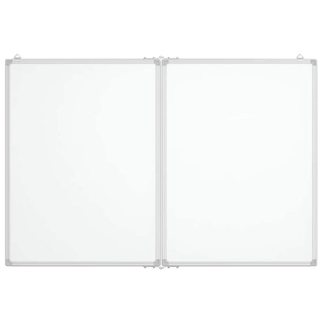 Vidaxx magnetisk folde whiteboard 120x80x1,7 cm aluminium