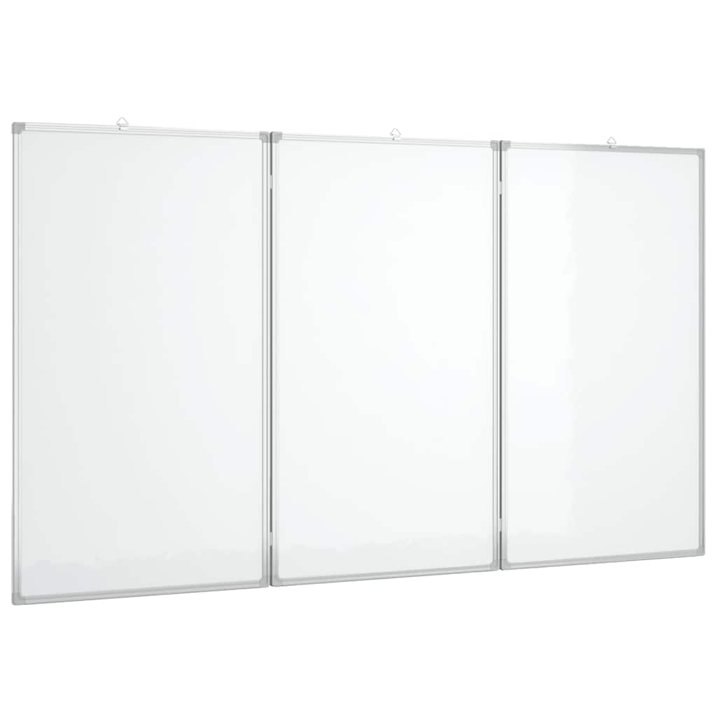 Vidaxx magnetisk folde whiteboard 150x80x1,7 cm aluminium