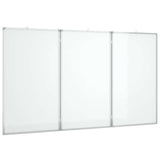 Vidaxx magnetisk folde whiteboard 150x100x1,7 cm aluminium