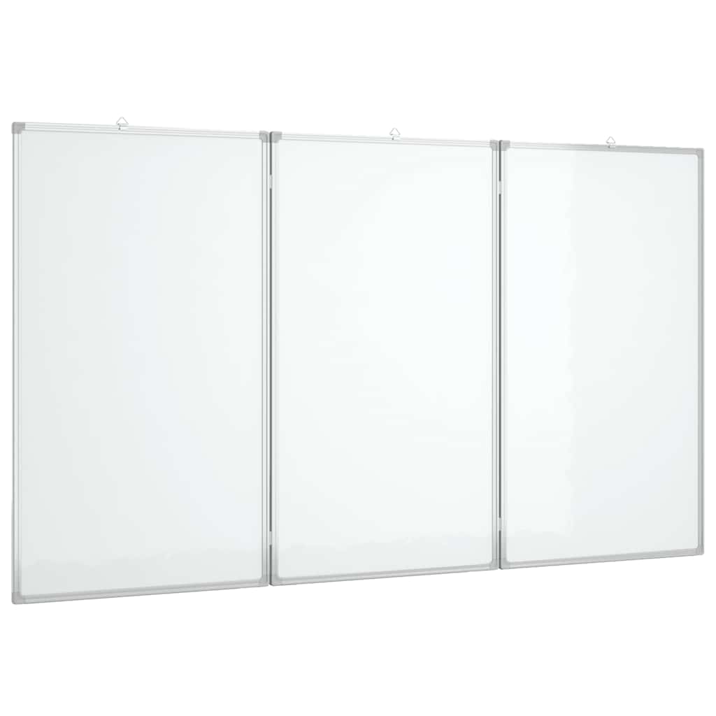 Vidaxx magnetisk folde whiteboard 180x80x1,7 cm aluminium