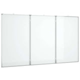 Vidaxx magnetisk folde whiteboard 180x80x1,7 cm aluminium