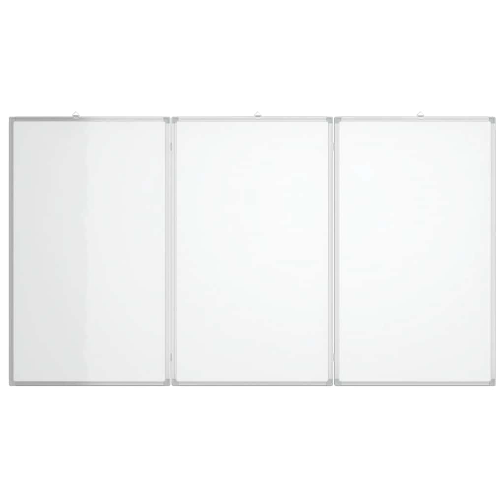 Vidaxx magnetisk folde whiteboard 180x100x1,7 cm aluminium