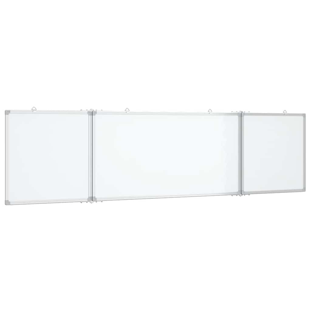 Vidaxx magnetisk folde whiteboard 160x40x1,7 cm aluminium