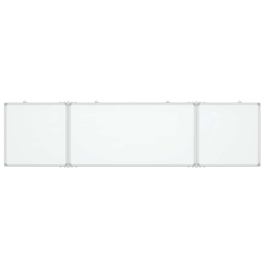 Vidaxx magnetisk folde whiteboard 160x40x1,7 cm aluminium