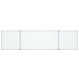 Vidaxx magnetisk folde whiteboard 160x40x1,7 cm aluminium