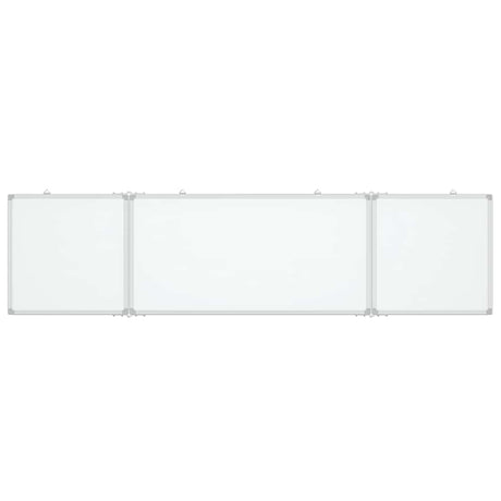 Vidaxx magnetisk folde whiteboard 160x40x1,7 cm aluminium
