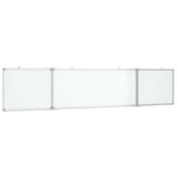 Vidaxx magnetisk folde whiteboard 200x40x1,7 cm aluminium