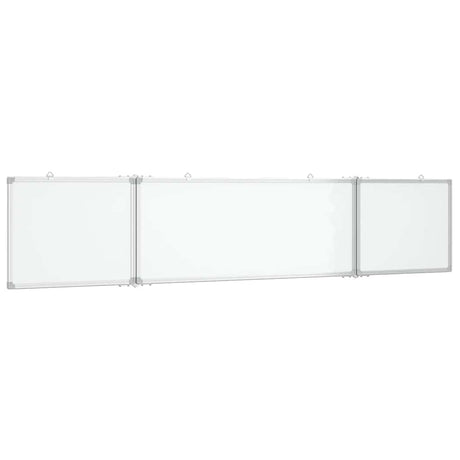 Vidaxx magnetisk folde whiteboard 200x40x1,7 cm aluminium