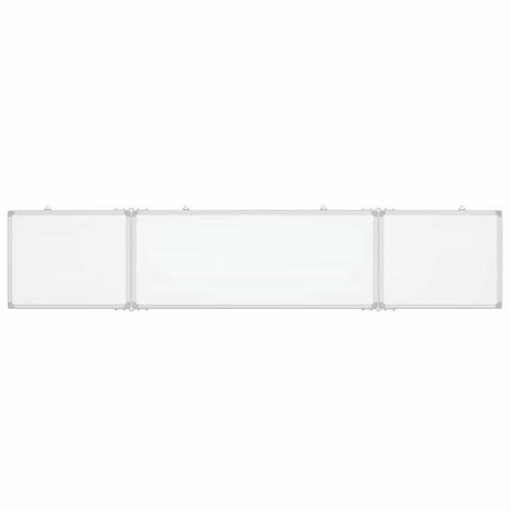 Vidaxx magnetisk folde whiteboard 200x40x1,7 cm aluminium