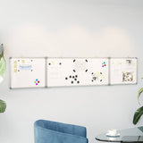 Vidaxx magnetisk folde whiteboard 200x40x1,7 cm aluminium
