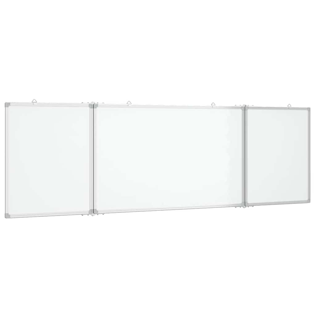 Vidaxx magnetisk folde whiteboard 160x50x1,7 cm aluminium