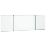 Vidaxx magnetisk folde whiteboard 160x50x1,7 cm aluminium