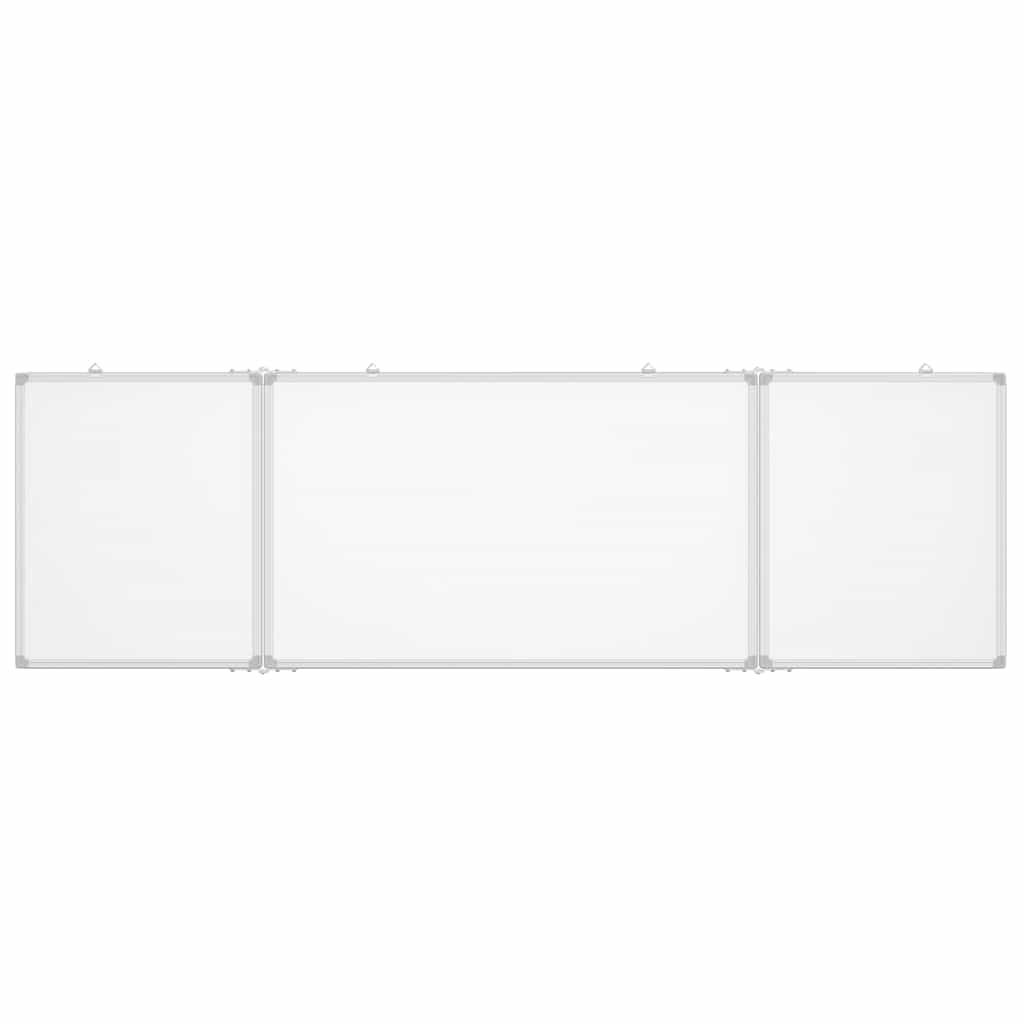 Vidaxx magnetisk folde whiteboard 160x50x1,7 cm aluminium