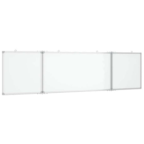 Vidaxx magnetisk folde whiteboard 200x50x1,7 cm aluminium