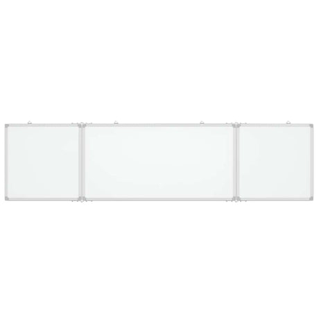 Vidaxx magnetisk folde whiteboard 200x50x1,7 cm aluminium