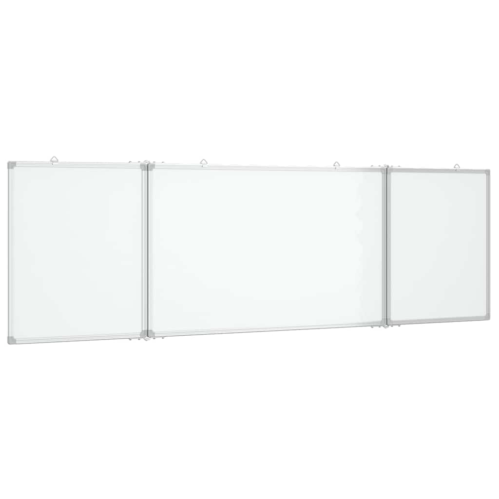 Vidaxx magnetisk folde whiteboard 160x60x1,7 cm aluminium