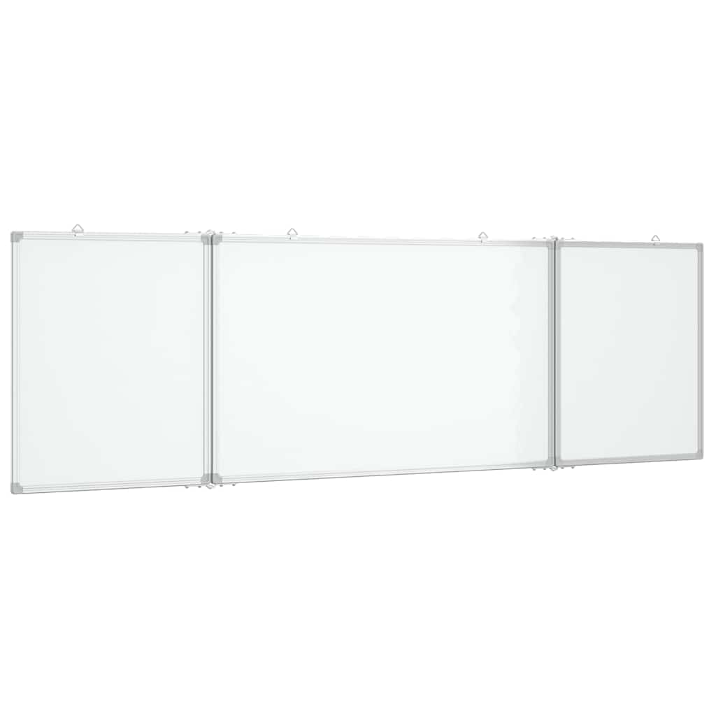 Vidaxx magnetisk folde whiteboard 200x60x1,7 cm aluminium