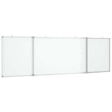 Vidaxx magnetisk folde whiteboard 200x60x1,7 cm aluminium