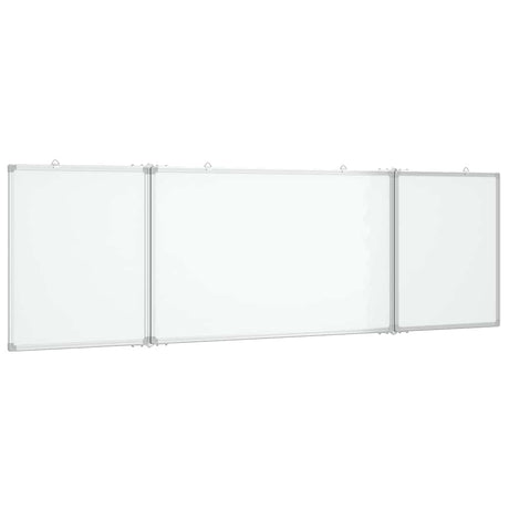 Vidaxx magnetisk folde whiteboard 200x60x1,7 cm aluminium