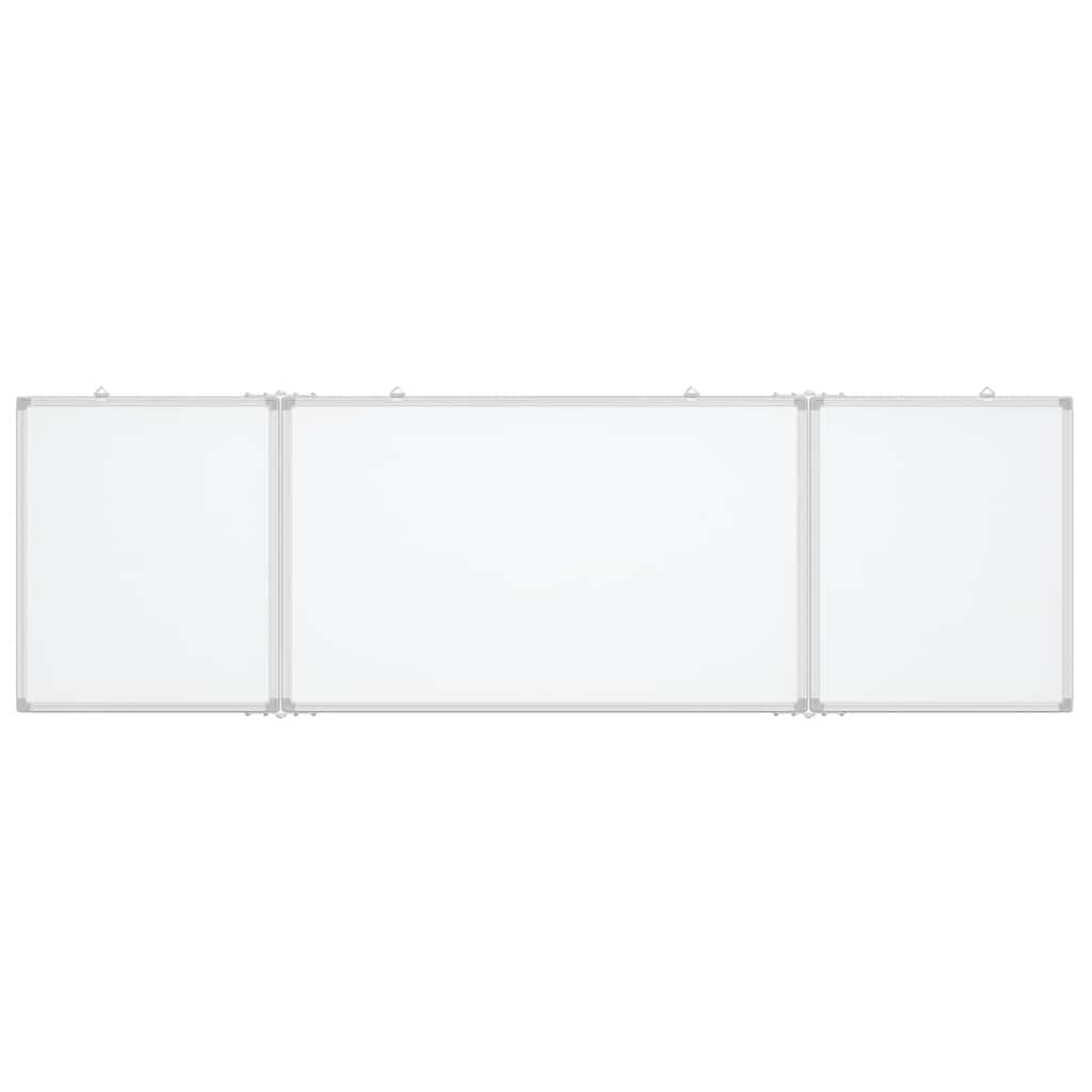Vidaxx magnetisk folde whiteboard 200x60x1,7 cm aluminium