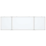 Vidaxx magnetisk folde whiteboard 200x60x1,7 cm aluminium