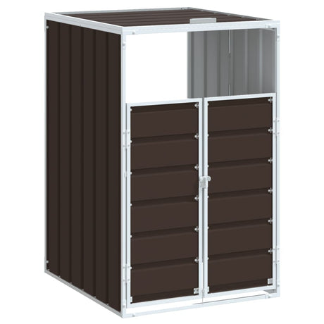 Vidaxx beholderopbevaring til 1 beholder 72x81x115 cm brunt stål