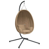Vidaxx hængestol med standard rattan og stål taupe