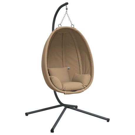 Vidaxx hængestol med standard rattan og stål taupe