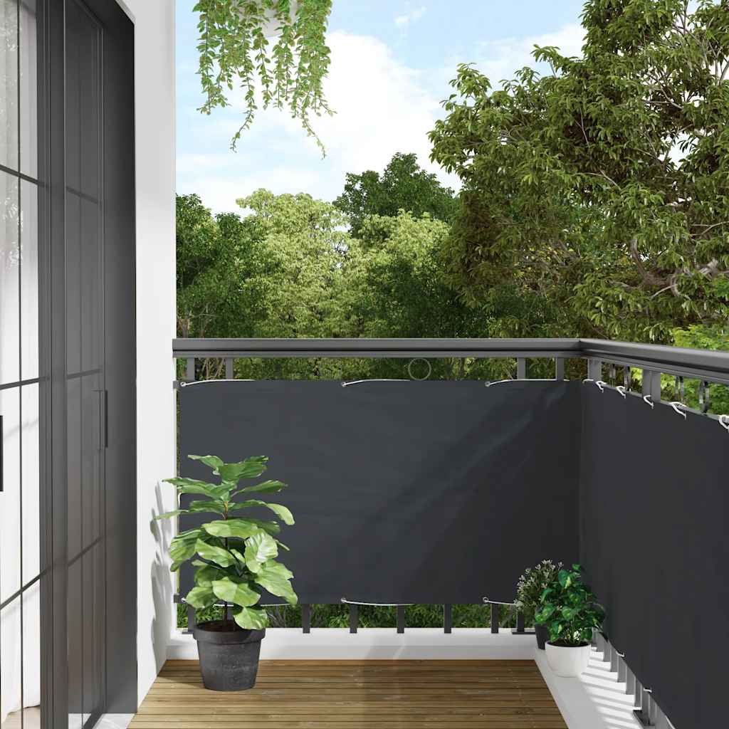 Vidaxx altanskærm 400x75 cm PVC antracit