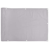 Vidaxx altanskærm 700x75 cm PVC grå