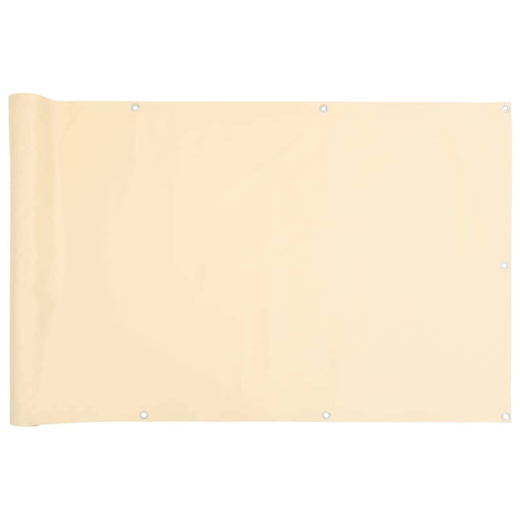 Vidaxx altanskærm 300x75 cm PVC cremefarvet