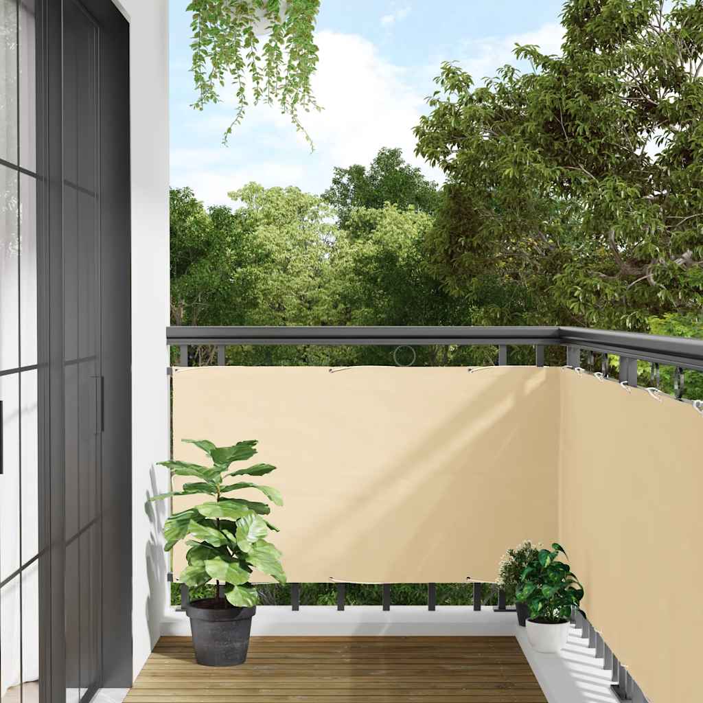 Vidaxx altanskærm 300x75 cm PVC cremefarvet