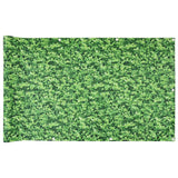 VidaXL altanskærm plantemønster 400x75 cm PVC grøn