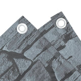 Vidaxx altanskærm stenmønster 600x75 cm PVC grå